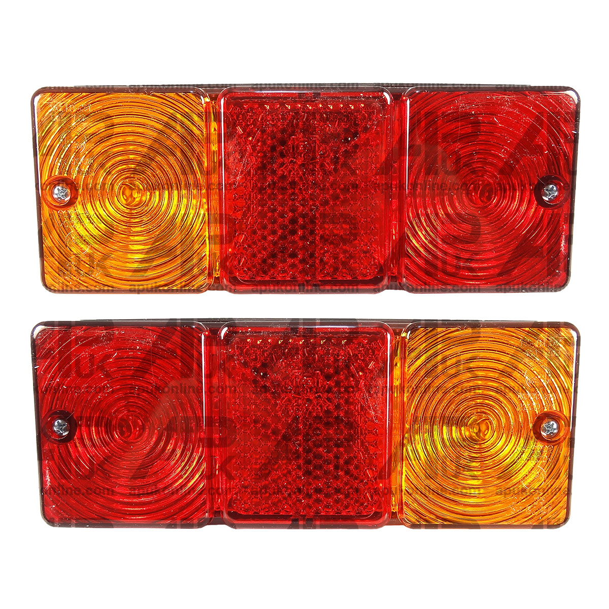 Pair of Lambourne Cab Rear Light Lamp for Massey Ferguson 240 265 275 Tractor