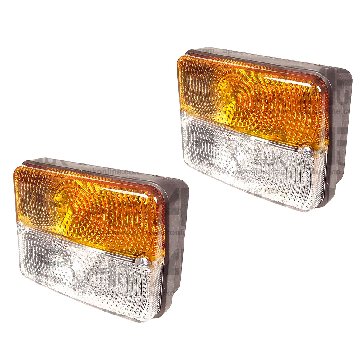 Pair Front Side Light Lamp Indicator for Massey Ferguson 240 265 290 590 Tractor