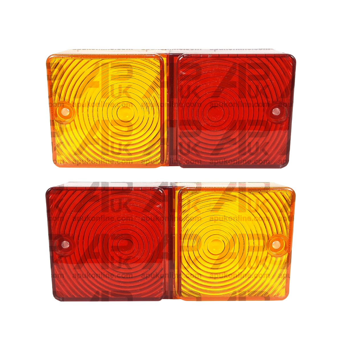 2x Rear Light Lamp Lenses for Ford 5900 6410 7710 8600 9200 9600 9700 Tractor