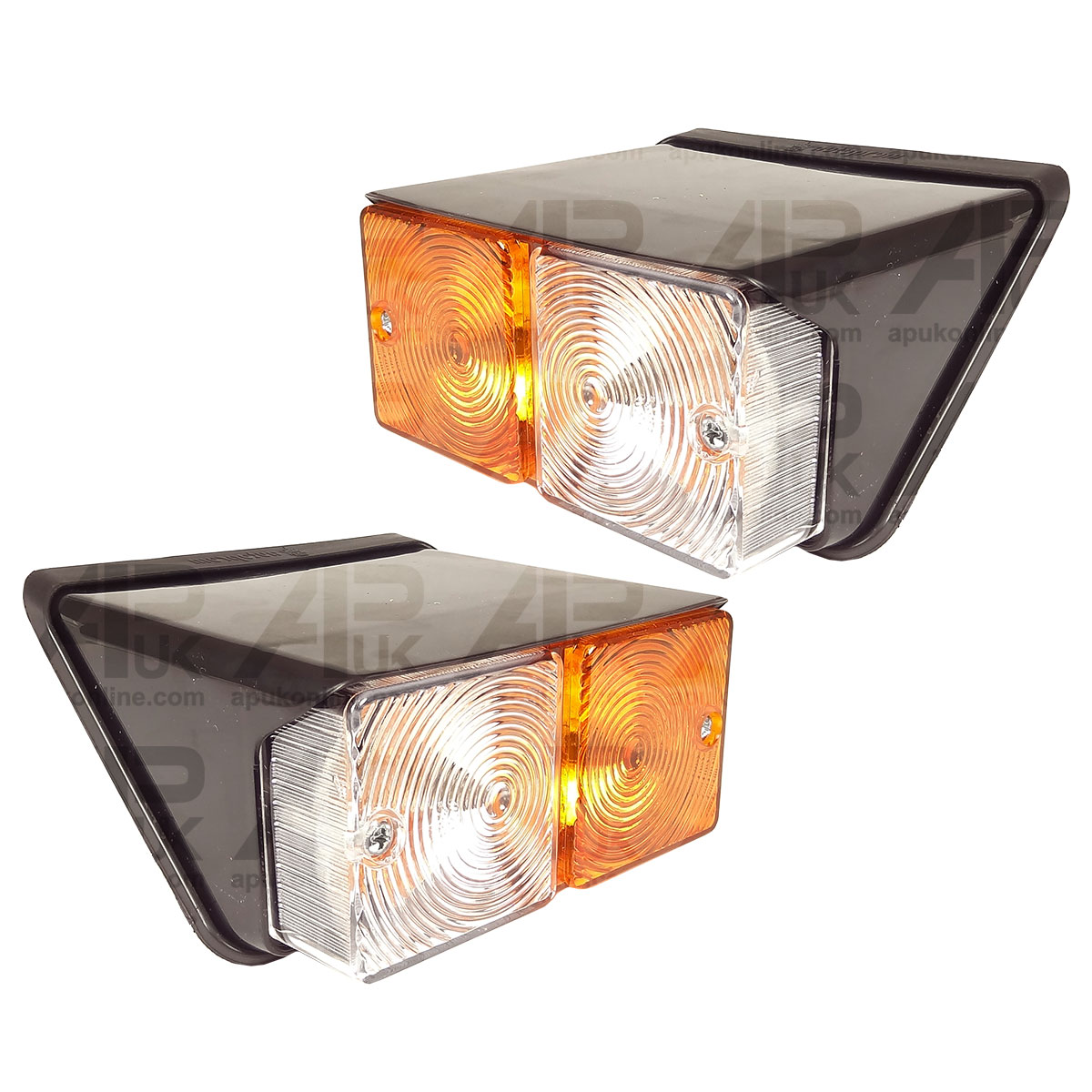 Pair Front Side Cab Light Lamps LH/RH for Case IH JX1070U JX1080U Tractor