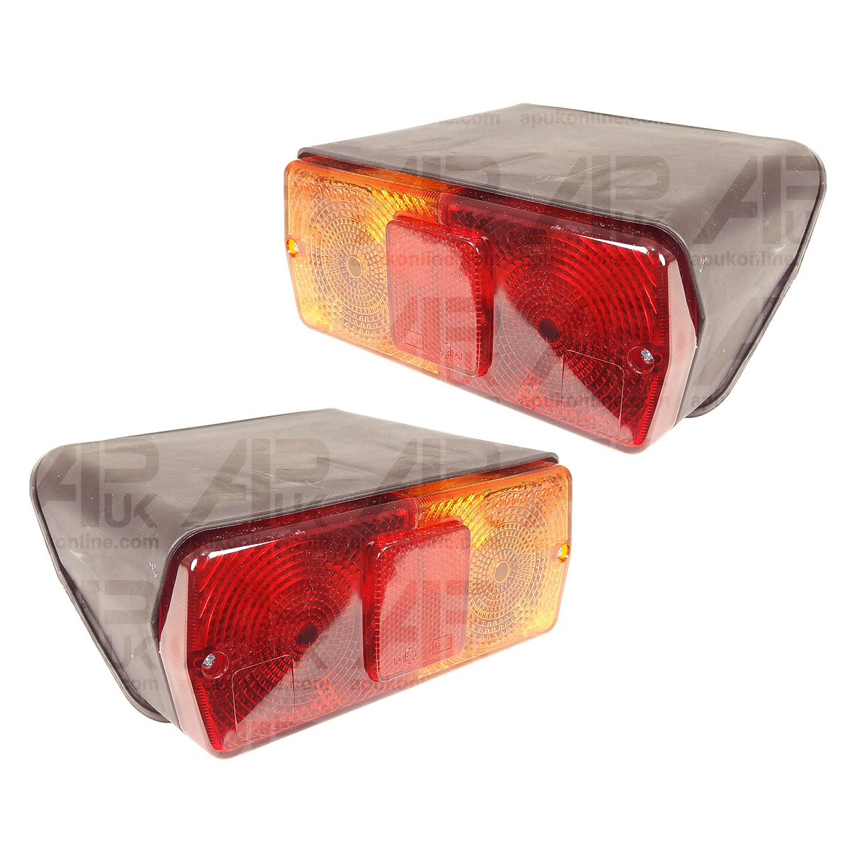 Pair Rear Combination Light Lamps LH/RH 12V for Ford New Holland 8730 Tractor