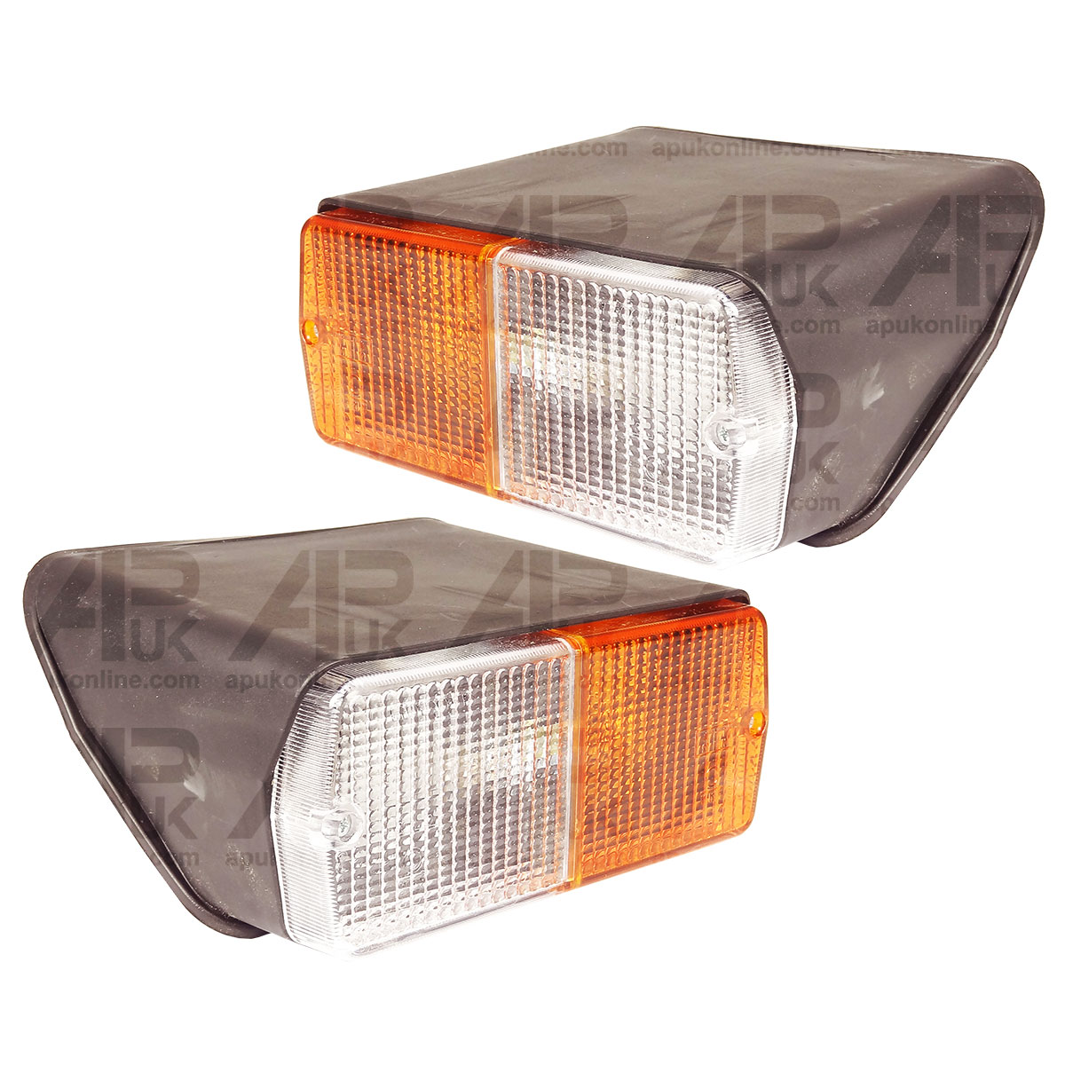 Pair Front Side Light Lamps for Ford 7610 2610 2810 2910 3610 3910 Tractor