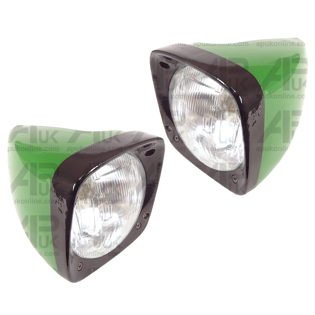Pair of Headlight Headlamp for John Deere 1030 1040 1630 1640 1950 2030 Tractor