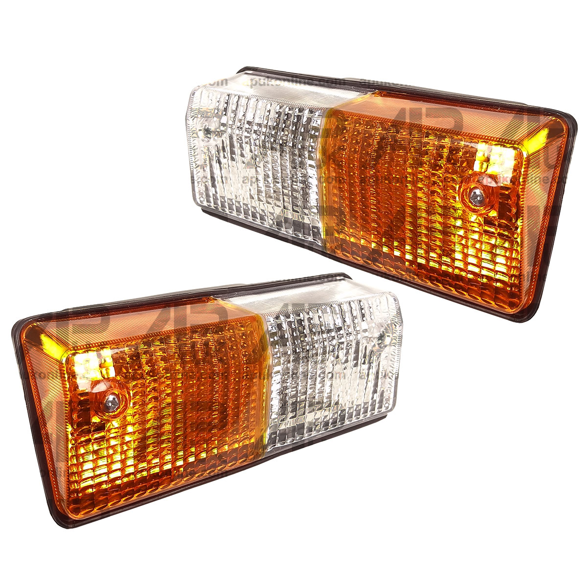 2 Front Indicator Side Lights Lamp for Fiat 766 880 980 100-90 Case AVJ Tractor