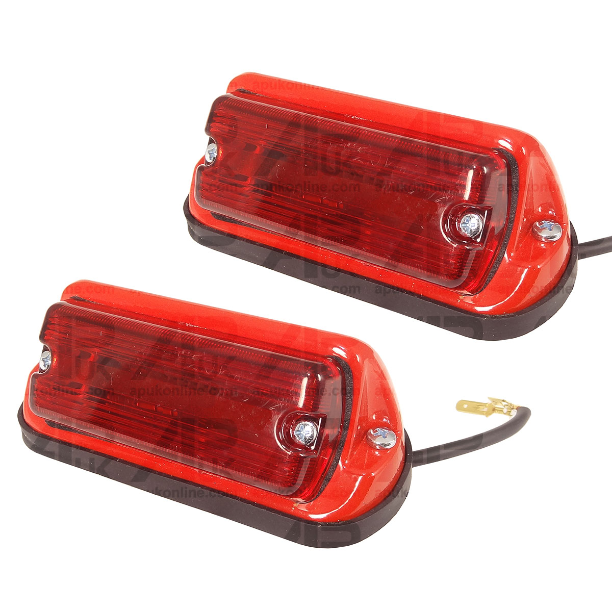 Pair of Rear Fender Lights Lamp for Massey Ferguson 165 175 178 185 188 Tractor