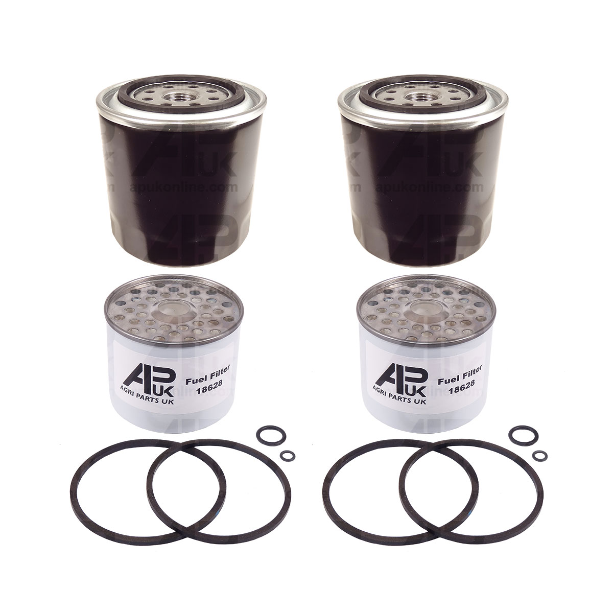 Engine Oil &amp; Fuel Filter Set for Ford 3610 3910 3930 4100 4110 4610 4630 Tractor