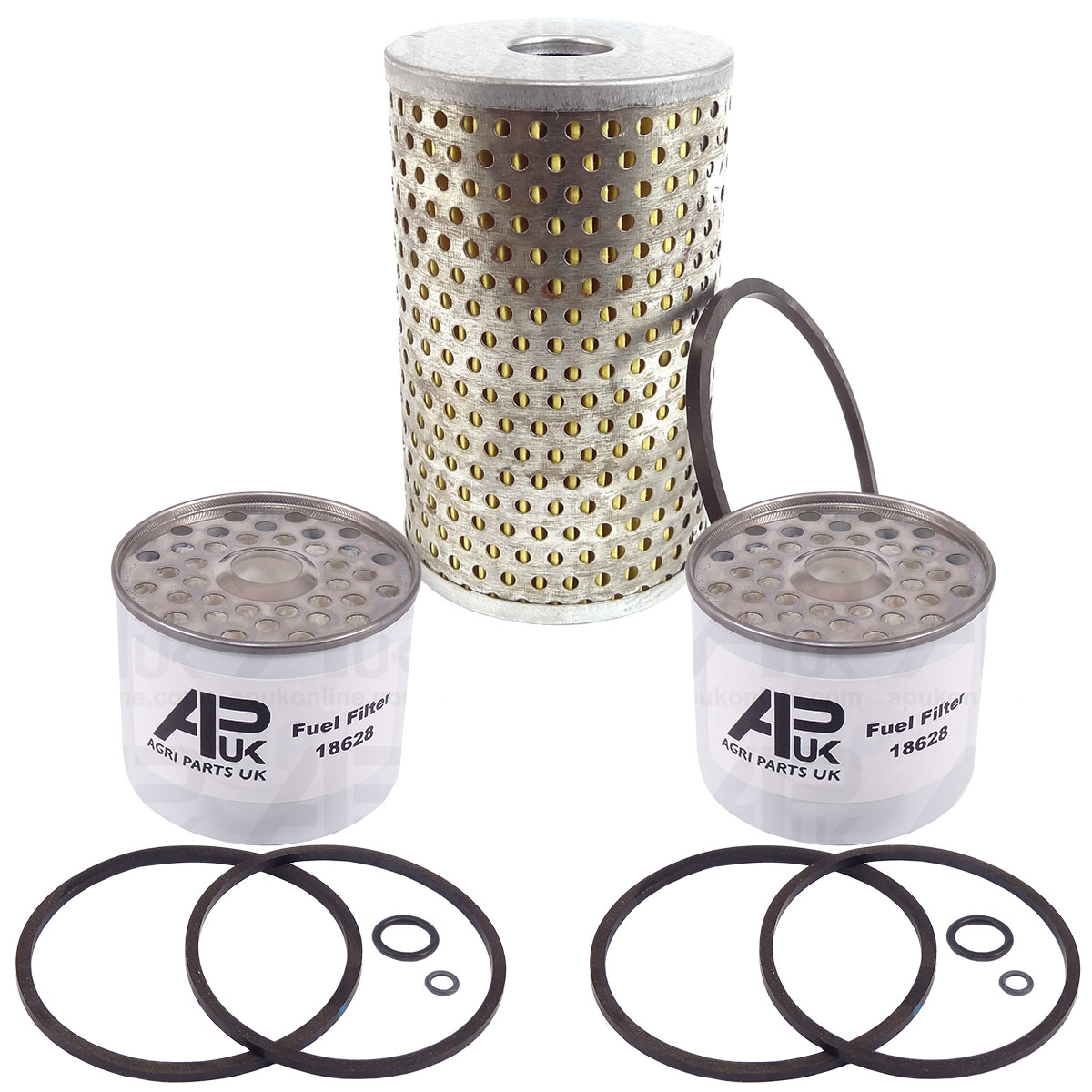Oil &amp; Fuel Filter Element Service Kit for Perkins A3.152 AD3.152 AD4.203 Engine