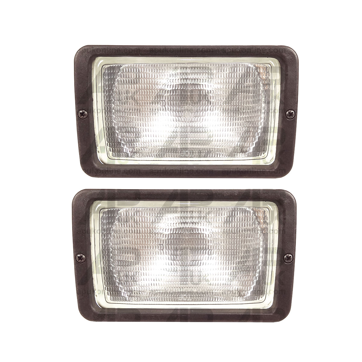 PAIR of Front Working Light Work Lamp with Bulb p/n 700/31800 for JCB 3CX 4CX