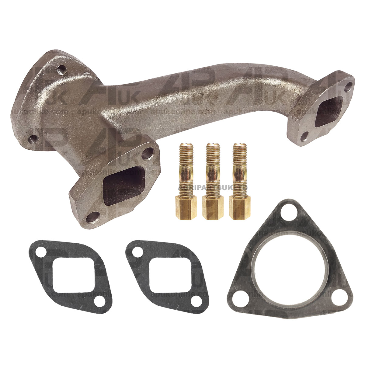 Exhaust Manifold &amp; Gaskets Studs Kit for Massey Ferguson 135 148 245 133 Tractor