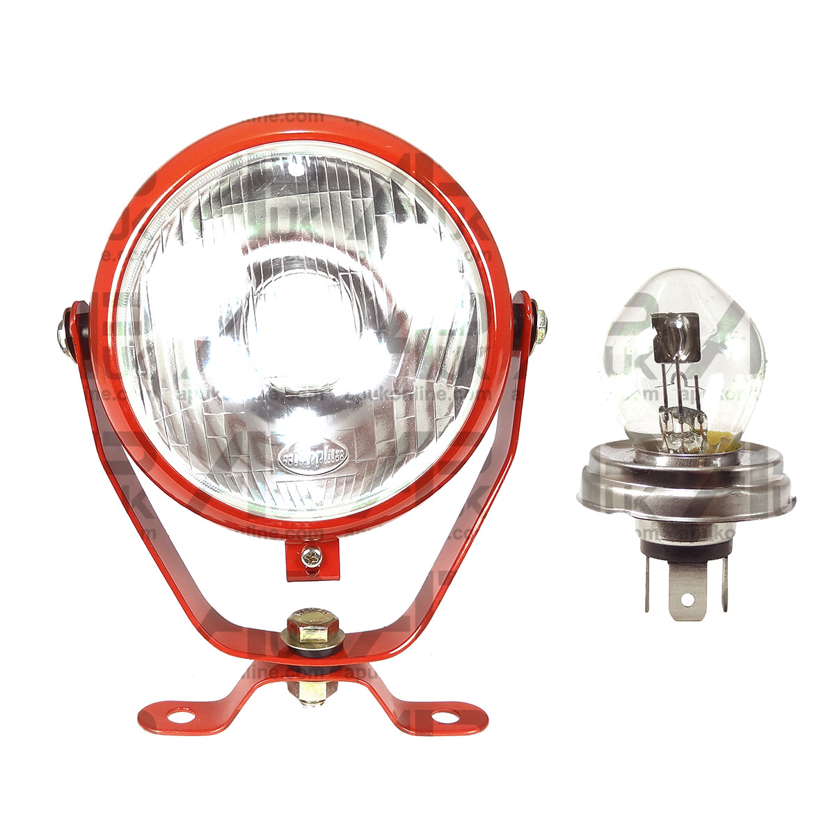 Butler Plough Work Light Lamp, Fixing Bracket &amp; Bulb for Massey Ferguson Tractor