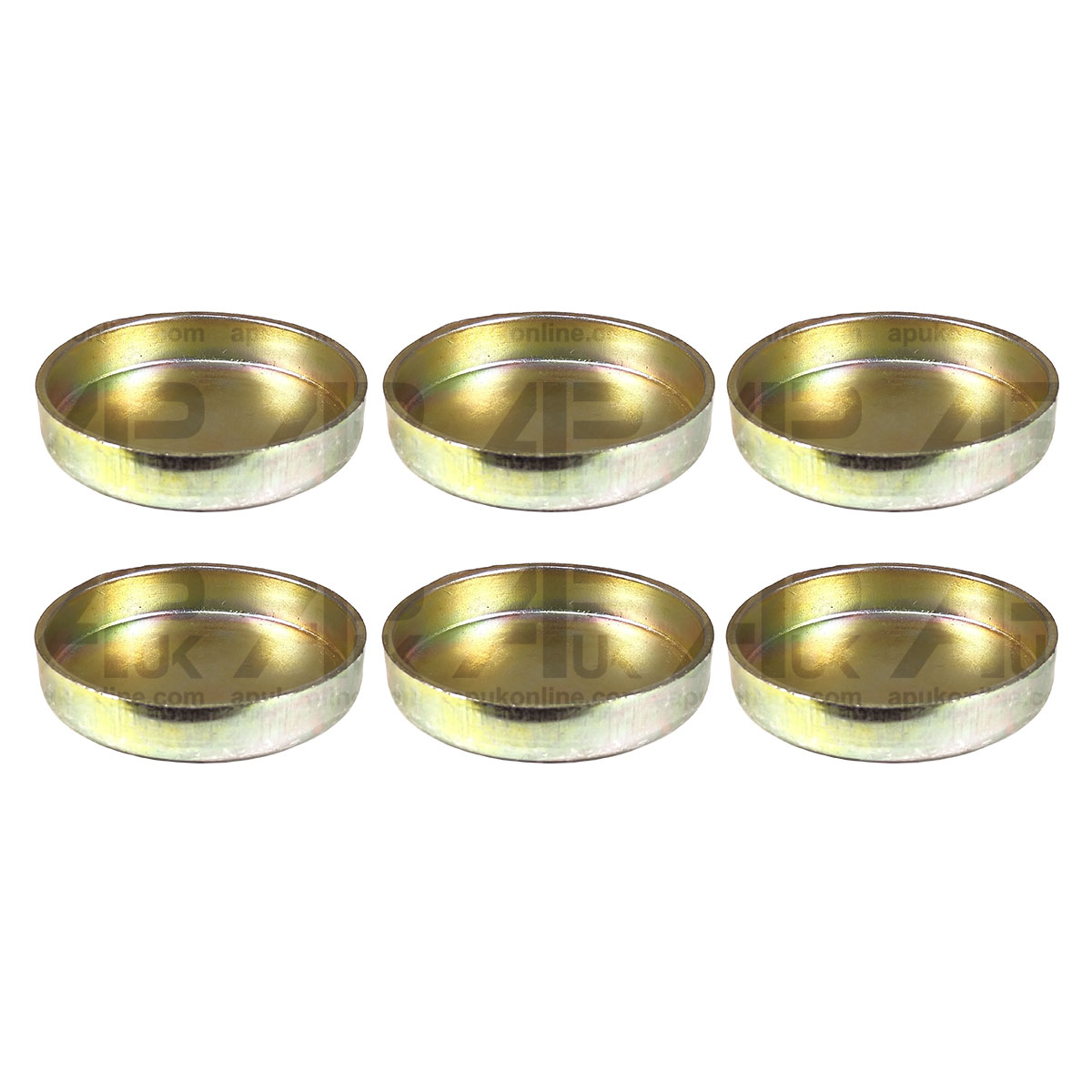 6x Engine Core Plugs Cup Type 44.75mm for David Brown 1690 1690T 1694 Tractor