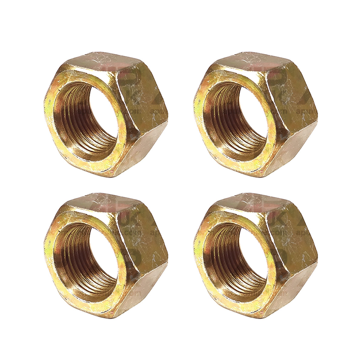 4x Drawbar Studs Axle Hex Nuts for Massey Ferguson 360 362 372 375 382 Tractor