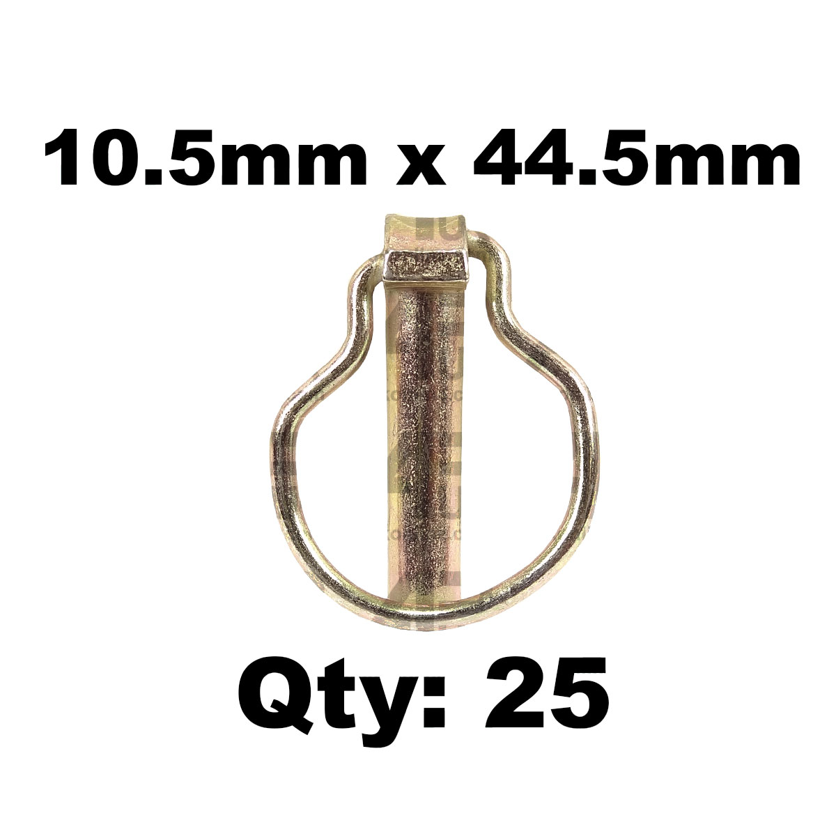 25 x 10.5mm Pear Shaped Linch Lynch Pins Trailers Agricultural Tractors Linkage