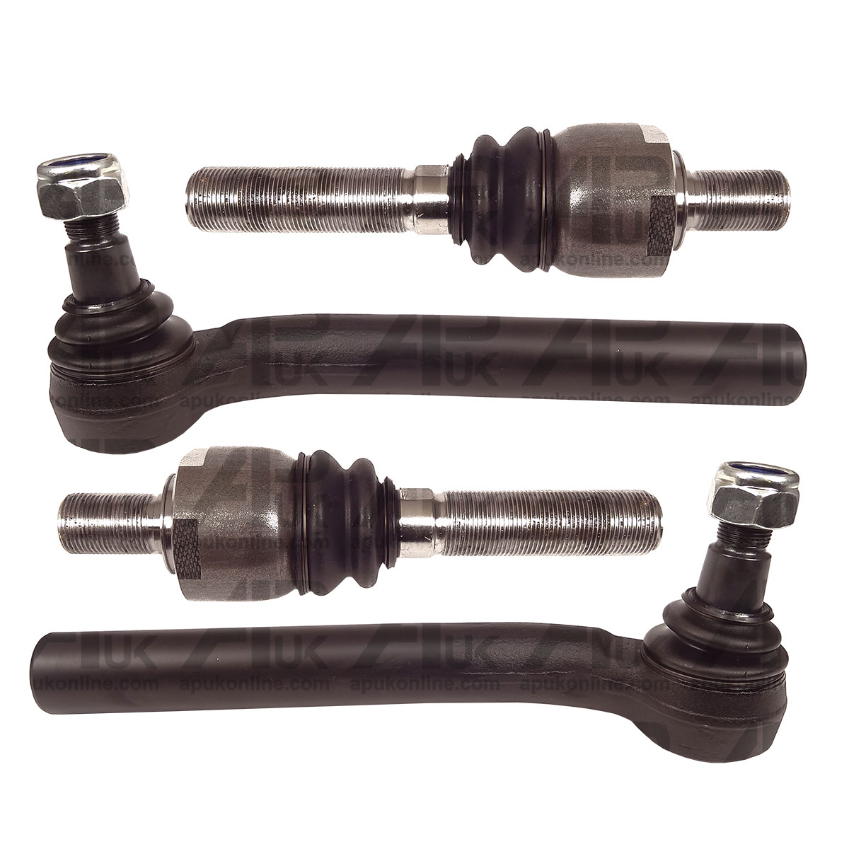 PAIR Tie Track Rod Ends &amp; Steering Joints for Ford New Holland 8240 8340 Tractor