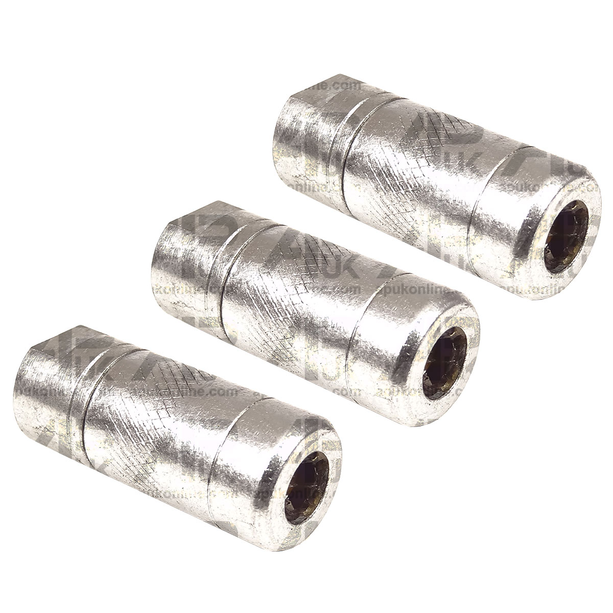 3x Heavy duty Grease Gun end 1/8 BSP Coupler nipple connector 4 Jaw Type GRN19