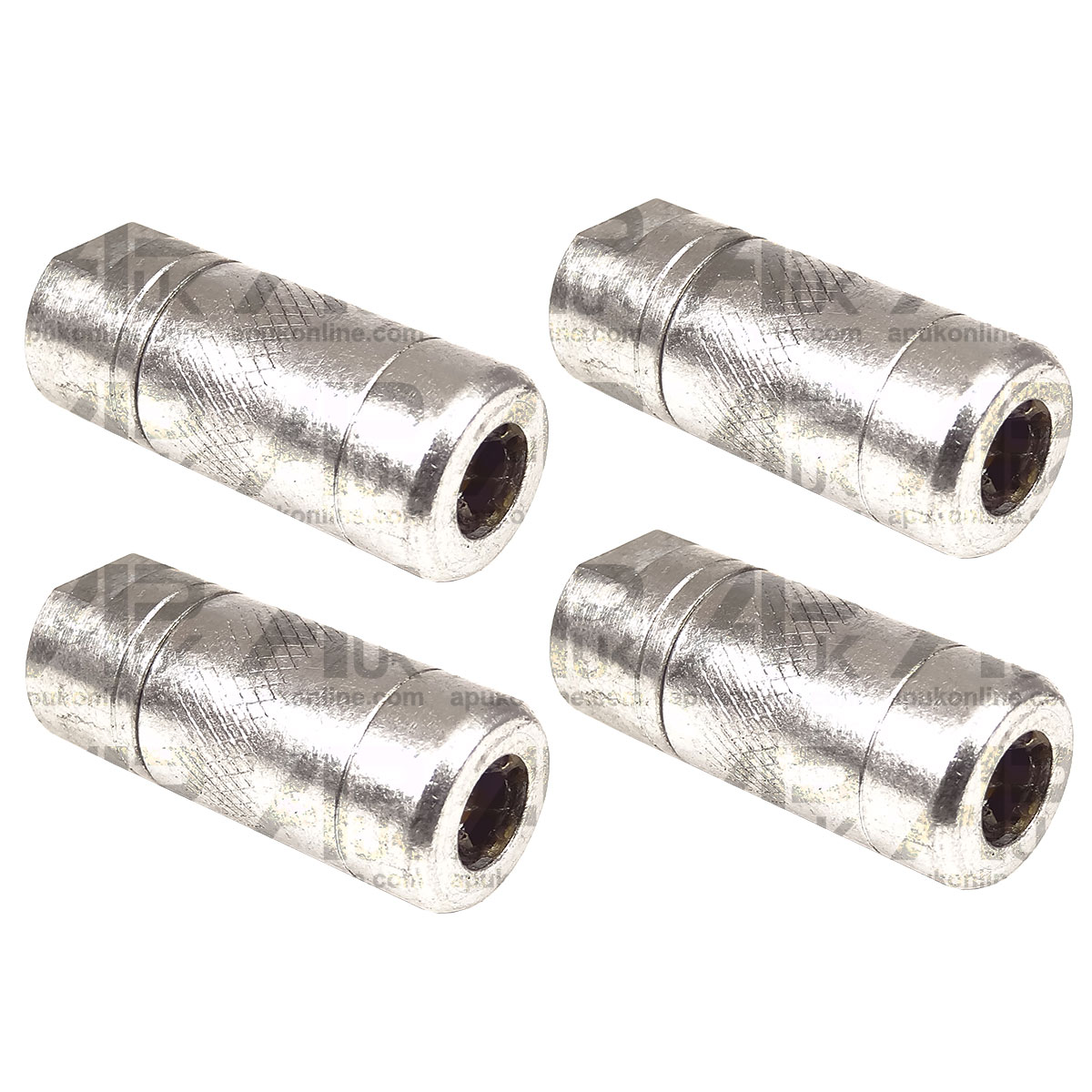 4x Heavy duty Grease Gun end 1/8 BSP Coupler nipple connector 4 Jaw Type GRN19