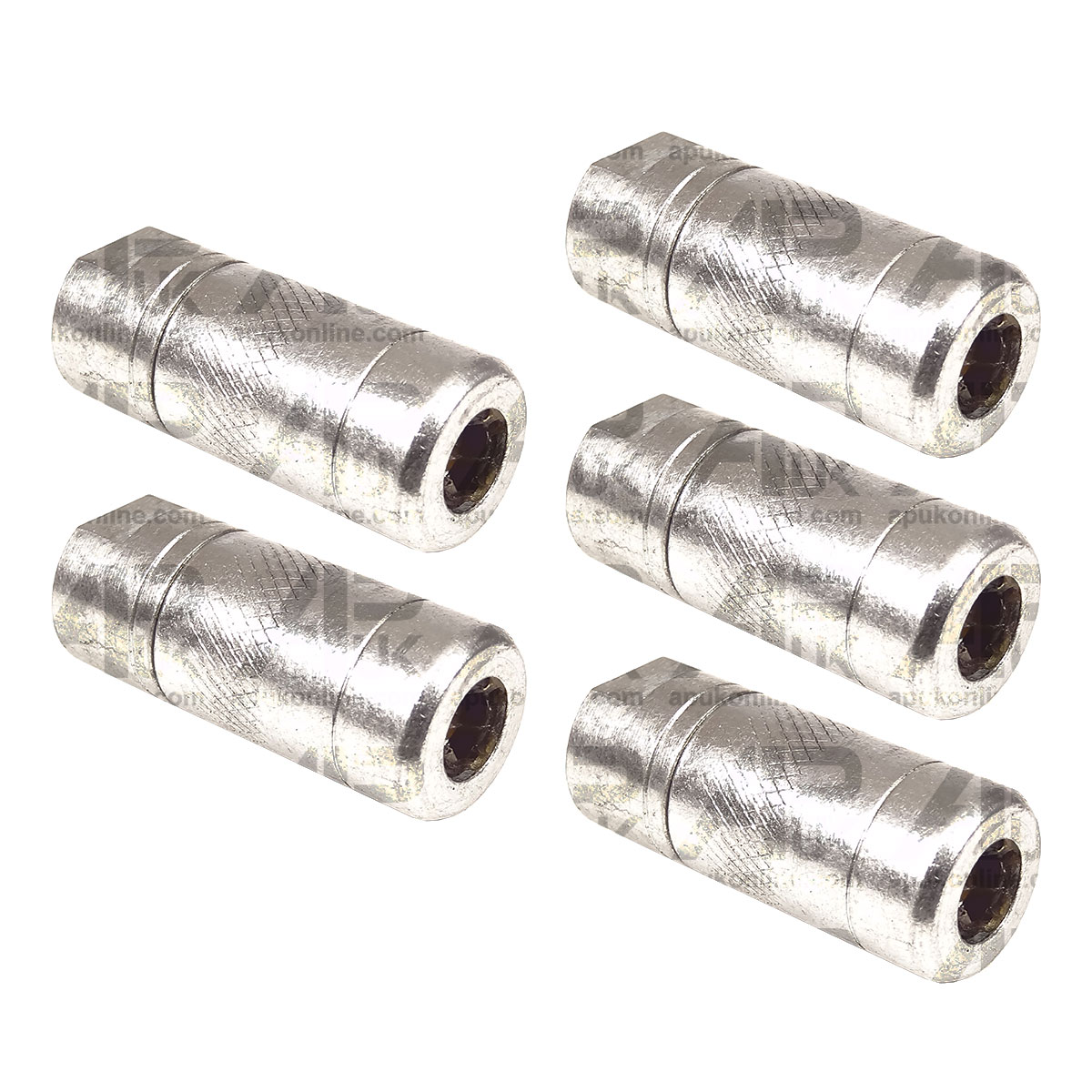 5x Heavy duty Grease Gun end 1/8 BSP Coupler nipple connector 4 Jaw Type GRN19