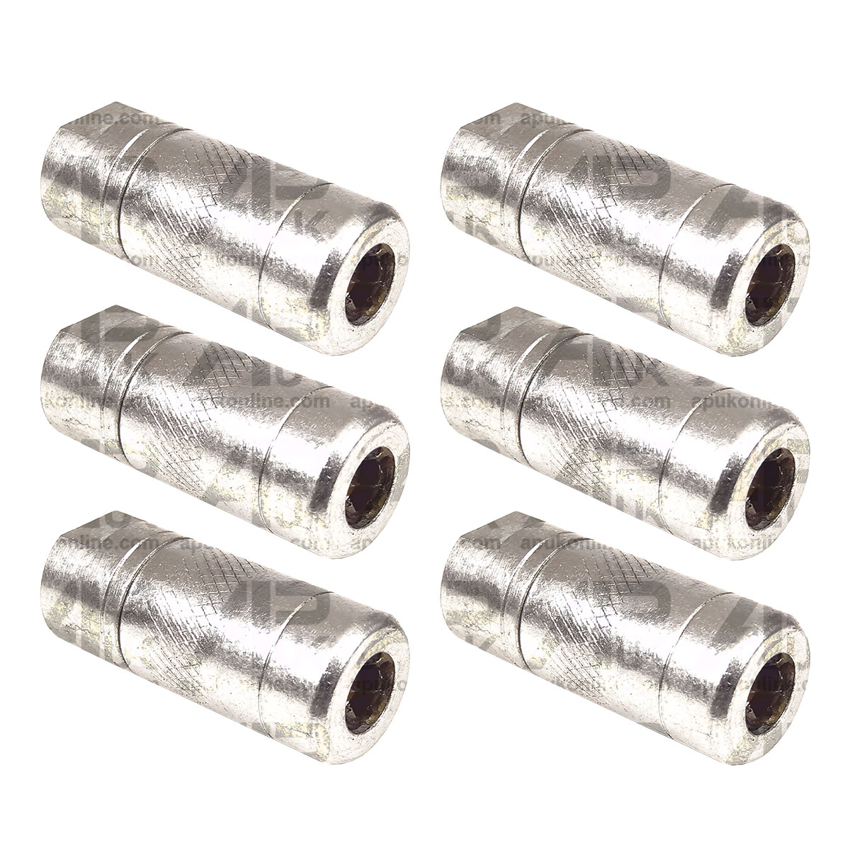 6x Heavy duty Grease Gun end 1/8 BSP Coupler nipple connector 4 Jaw Type GRN19