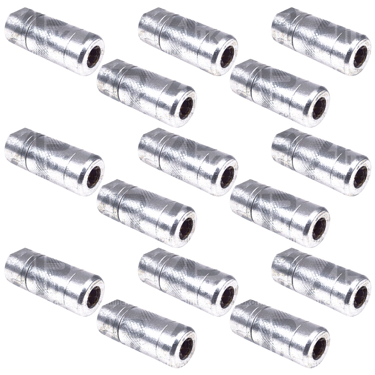 15 X Heavy duty Grease Gun end 1/8 BSP Coupler nipple connector 4 Jaw GRN19