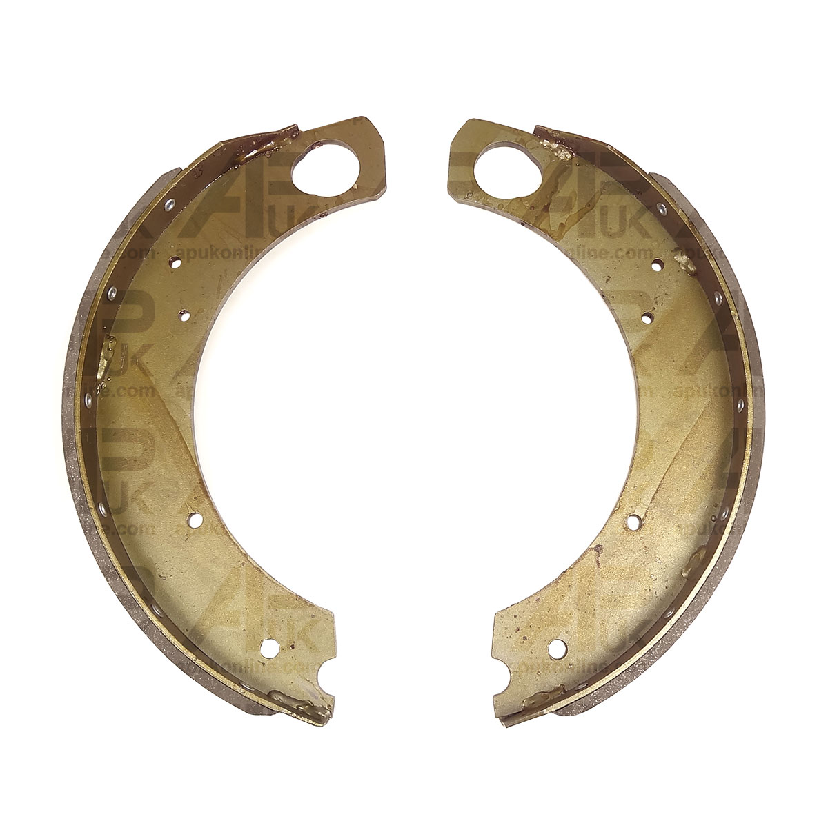 2x Brake Shoes &amp; Linings 1 Side for Ford 2310 2610 3310 3400 3610 4110 Tractor