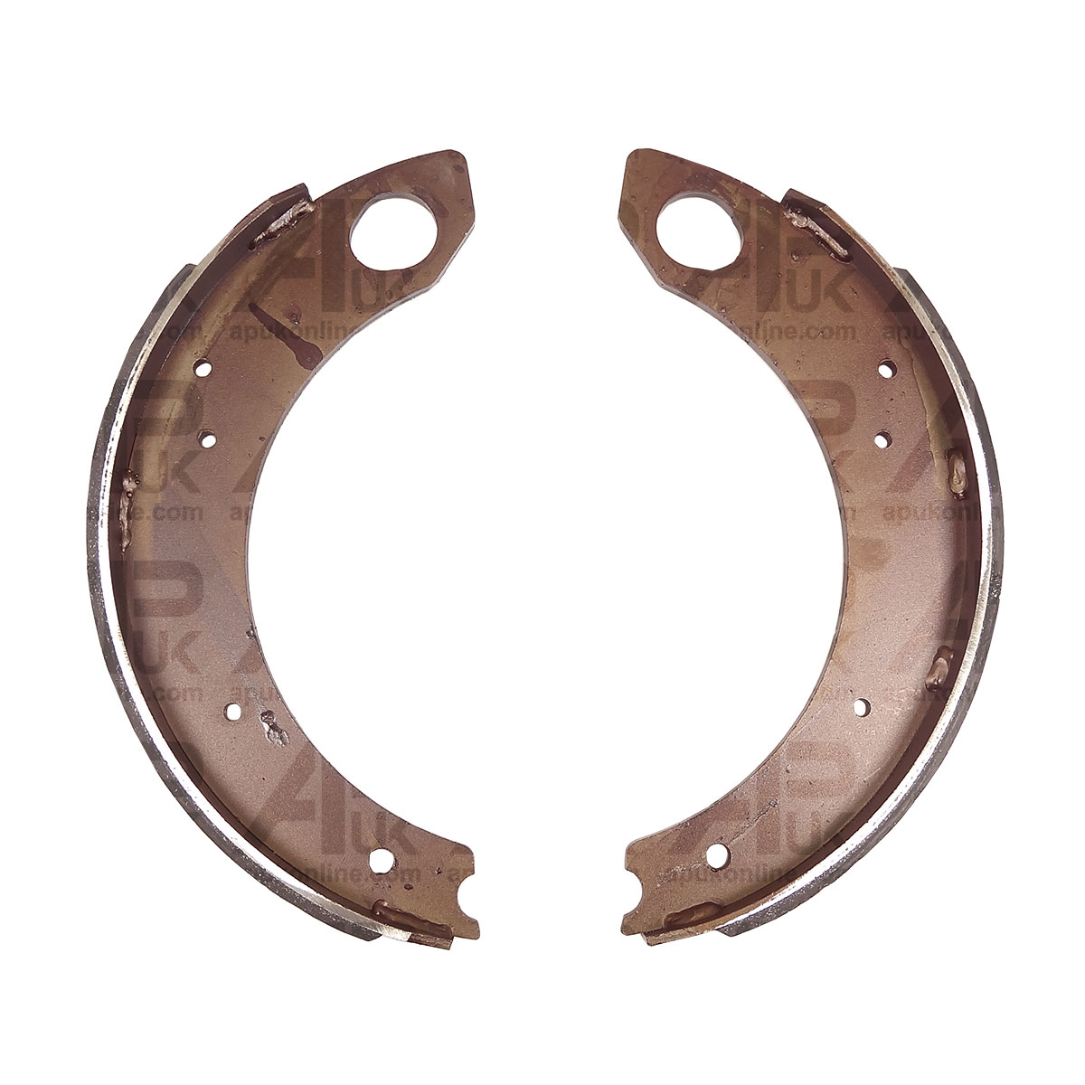 Pair of Brake Shoes &amp; Linings 40mm for Ford 2000 2600 3000 3600 335 2300 Tractor