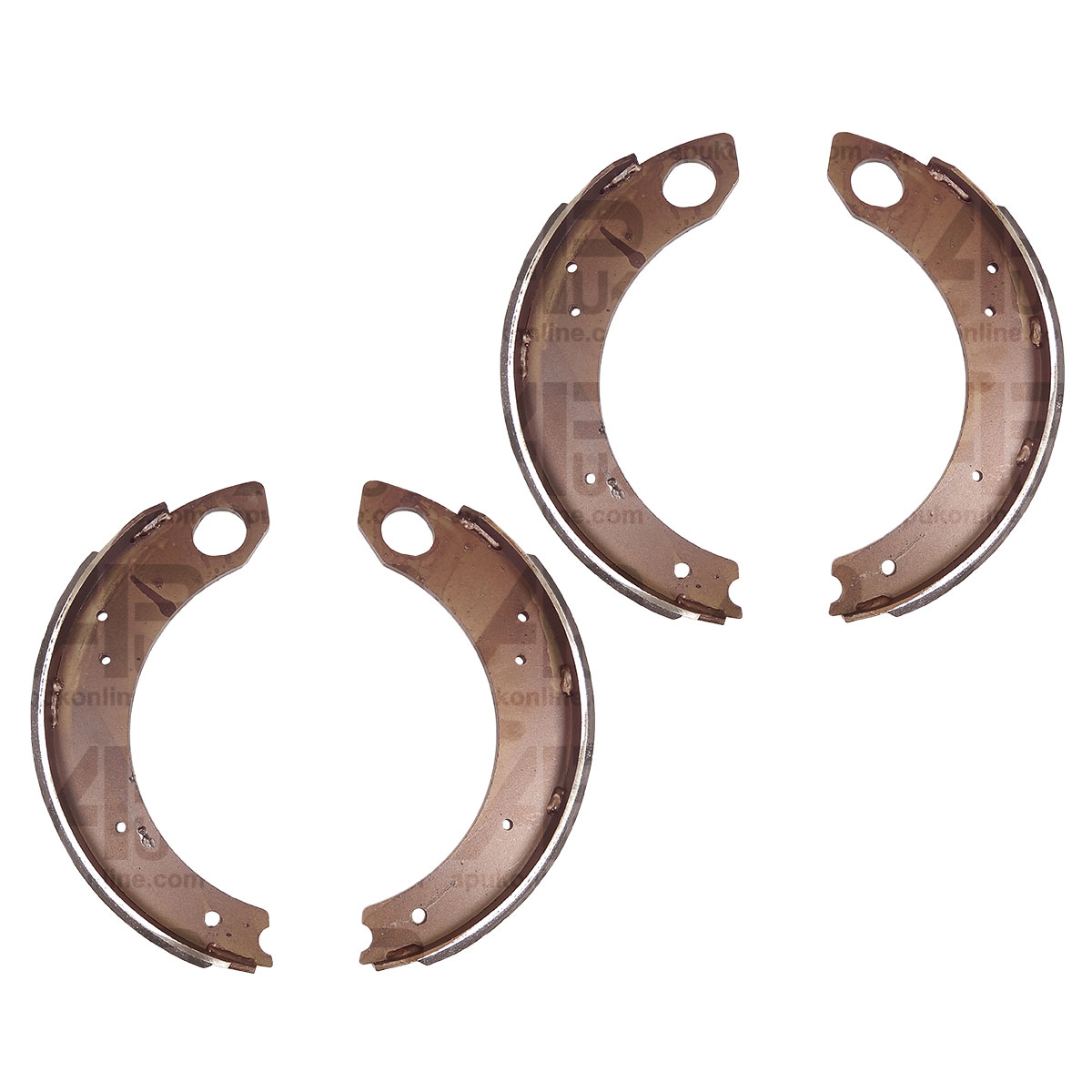 4x Brake Shoes &amp; Linings LH/RH 40mm for Ford 2000 2600 3000 3600 335 Tractor