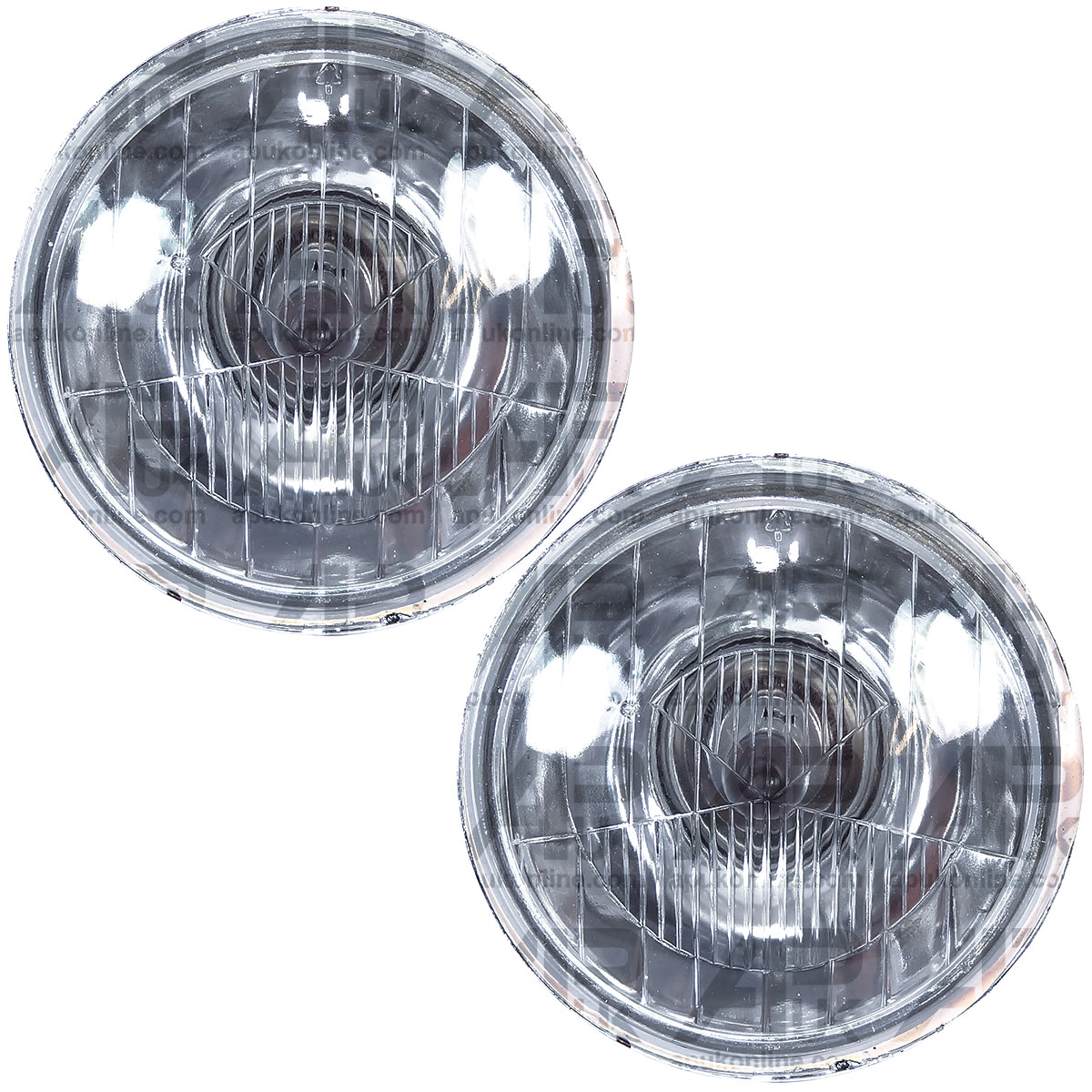 2x Headlight lamp 4 1/2&quot; for Case International David Brown Ford Leyland Tractor