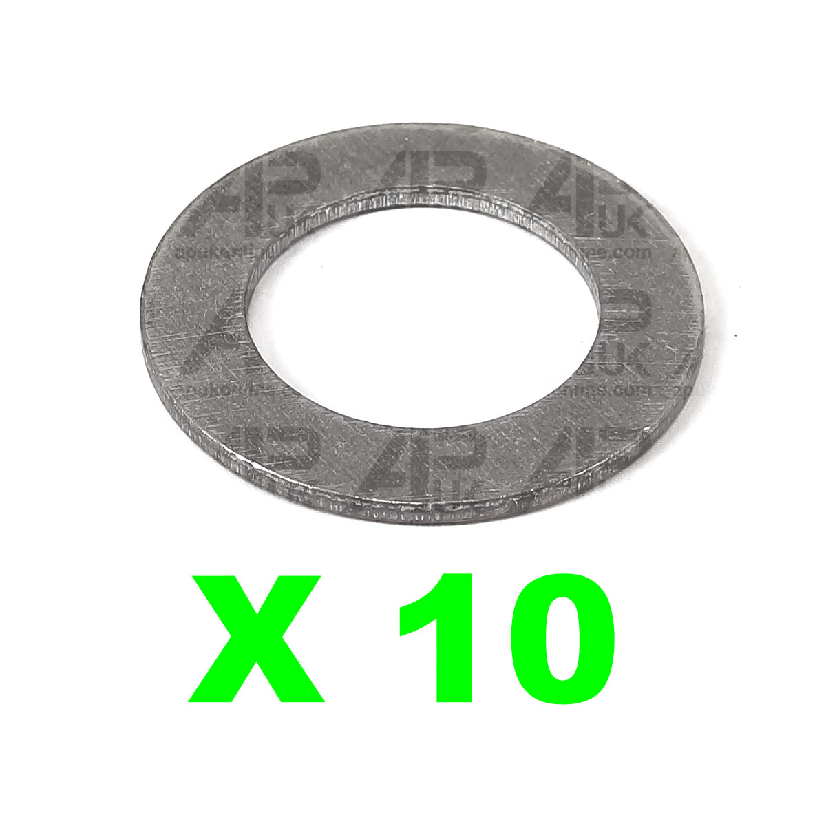 10 x Imperial Aluminium Washer ID 19/32&quot; OD 61/64&quot; Thickness 0.0478&quot;