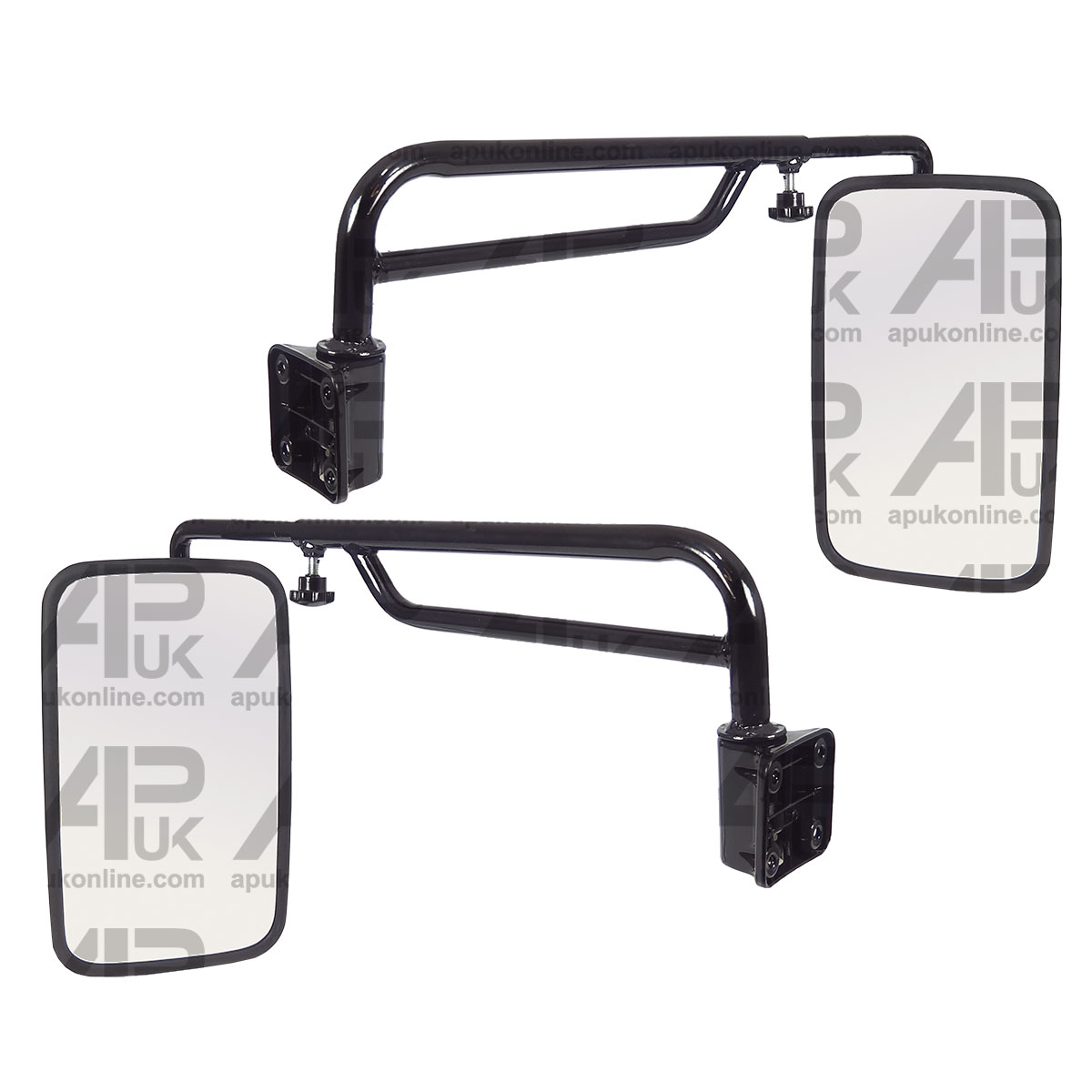 PAIR Extendable Mirror Arms &amp; Heads for Ford New Holland Massey Ferguson Tractor