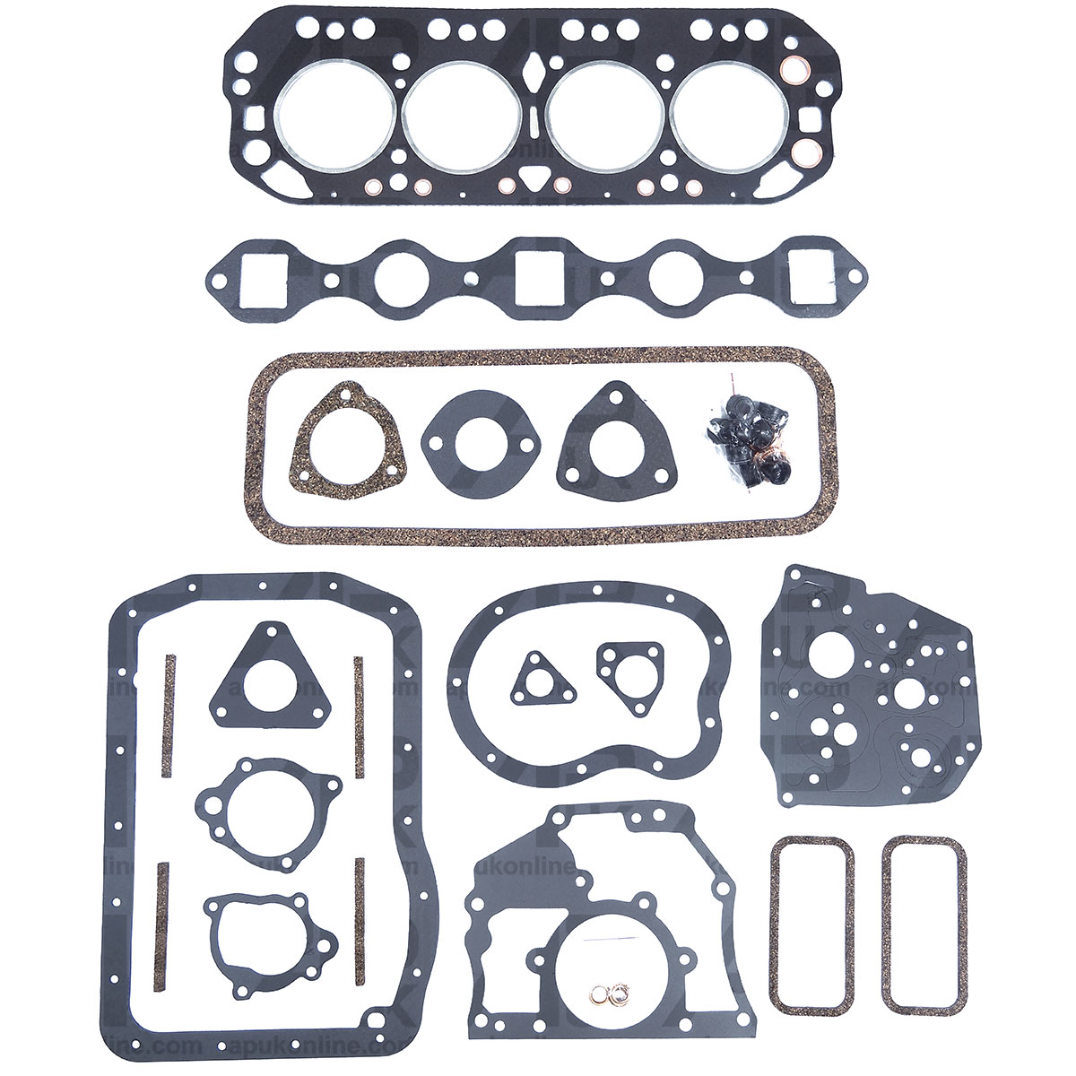 Newage Tempest Captain Thornycroft 90 Marine Engine Head &amp; Bottom Gasket Set
