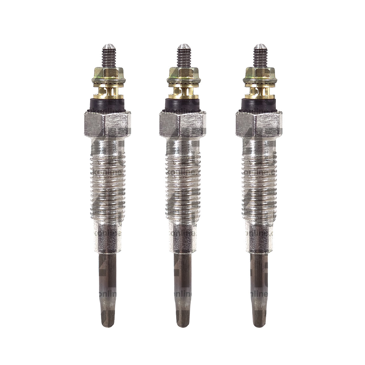 3 x Heater Glow plugs for Massey Ferguson GC2410 GC2600 GC2610 ZT29 ZT33 Tractor