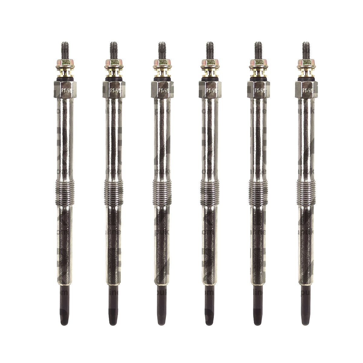 6 x Pre-Heat Heater Glow Plug for Perkins 1106-66 1106D-E66TA Diesel Engine
