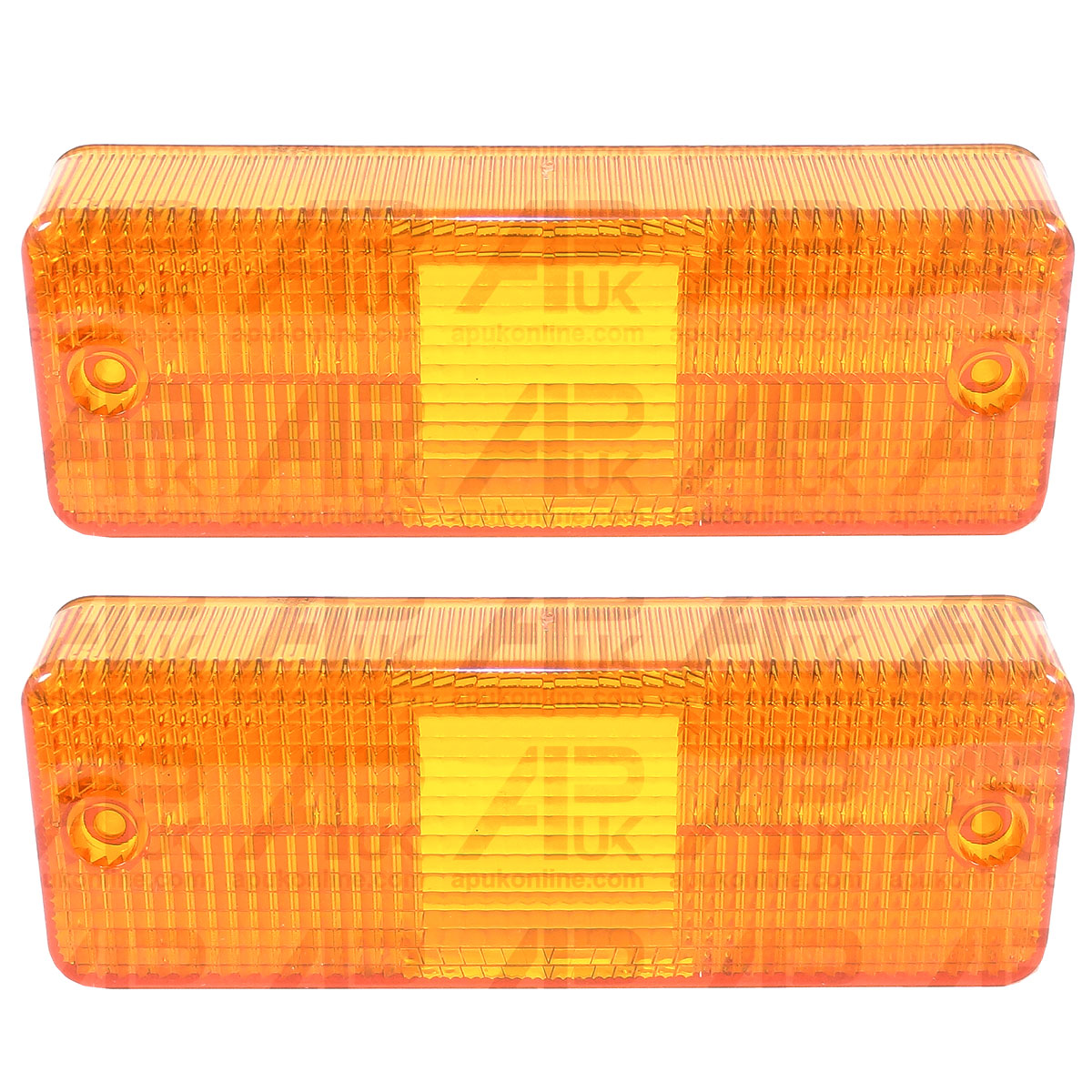 2x Front Headlight Headlamp Light Lamp Indicator Lenses for JCB Fastrac Tractor