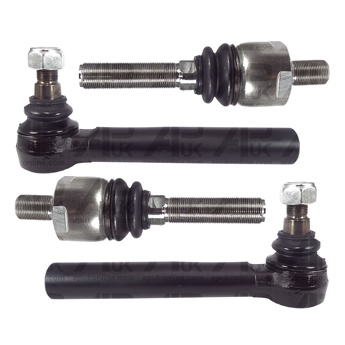 2x Track Rod End &amp; Steering Joint Set for Merlo P25 P27 P28 EVS EVT Telehandler