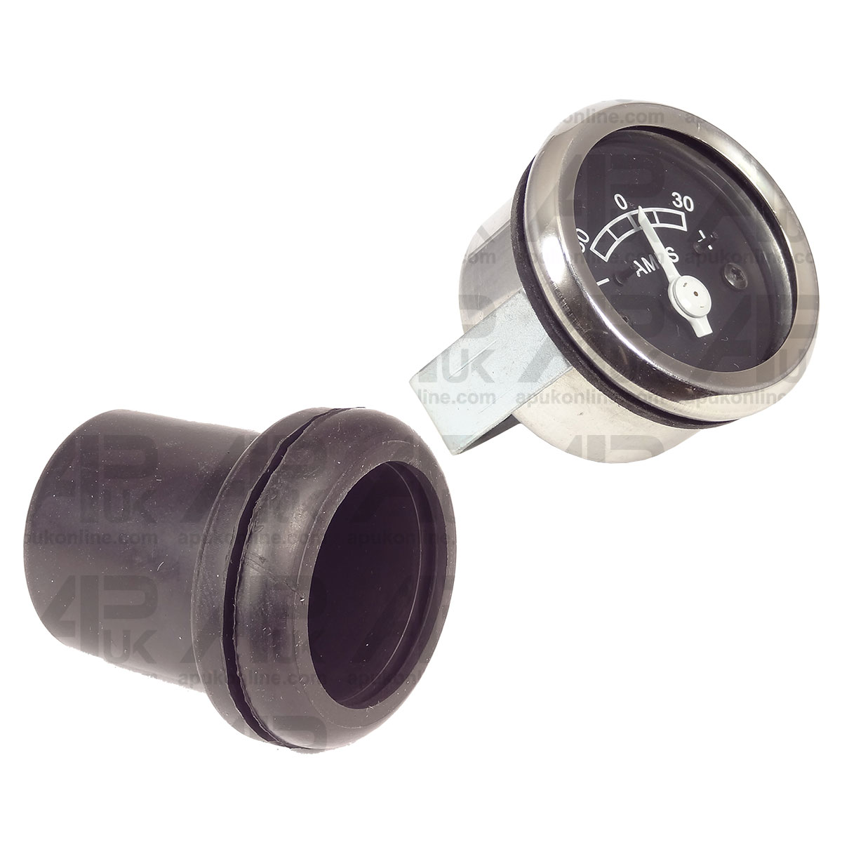 Ammeter Gauge &amp; Rubber Housing for Massey Ferguson 165 168 175 178 185 Tractor