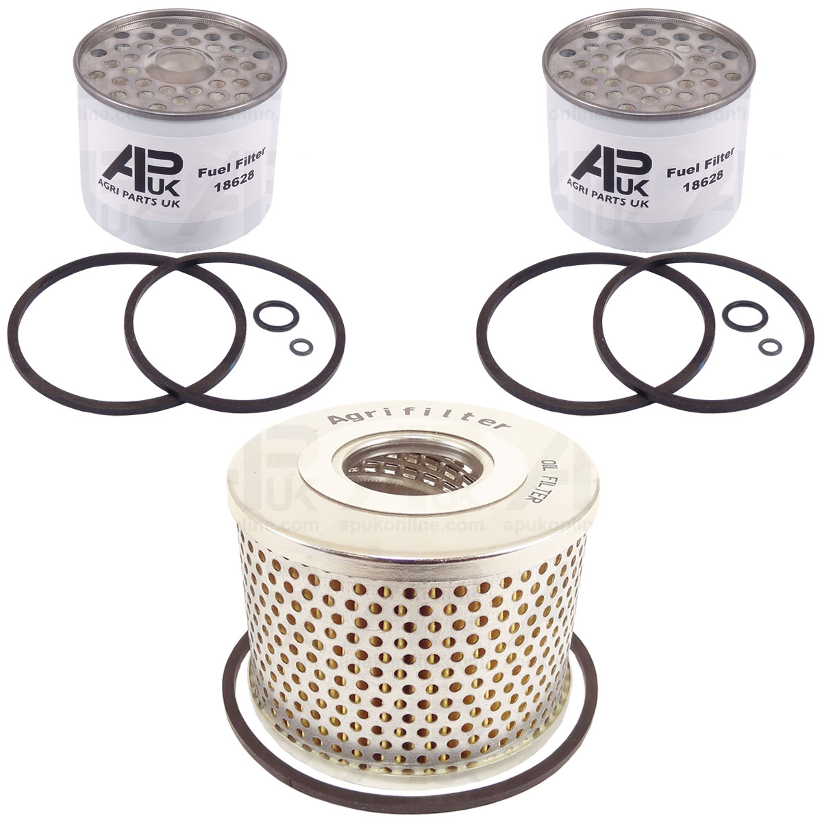 Engine Oil &amp; Fuel Filter Kit for David Brown 1200 1210 1212 1410 1412 Tractor