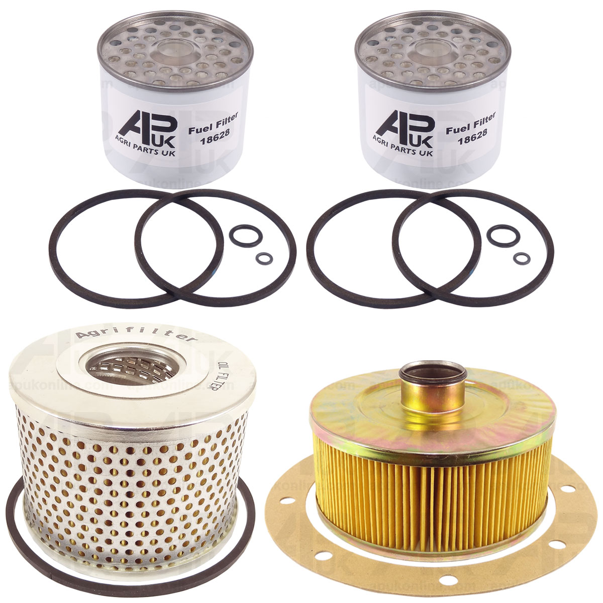 David Brown 890 950 990 995 996 Tractor Engine &amp; Hydraulic oil &amp; Fuel Filter Kit