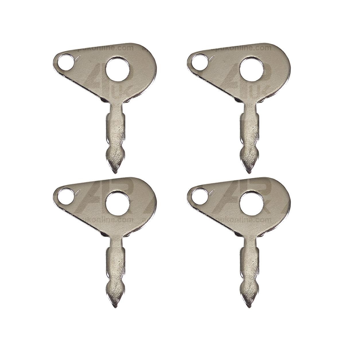 4x Universal TRACTOR PLANT IGNITION SWITCH SPARE KEYS LUCAS STYLE for JCB 35670