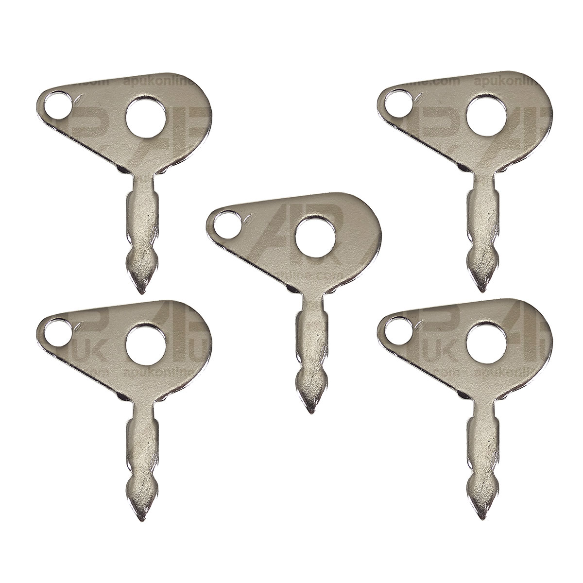 5x Ignition Switch Spare Key Lucas Metal for Massey Ferguson Ford County Tractor