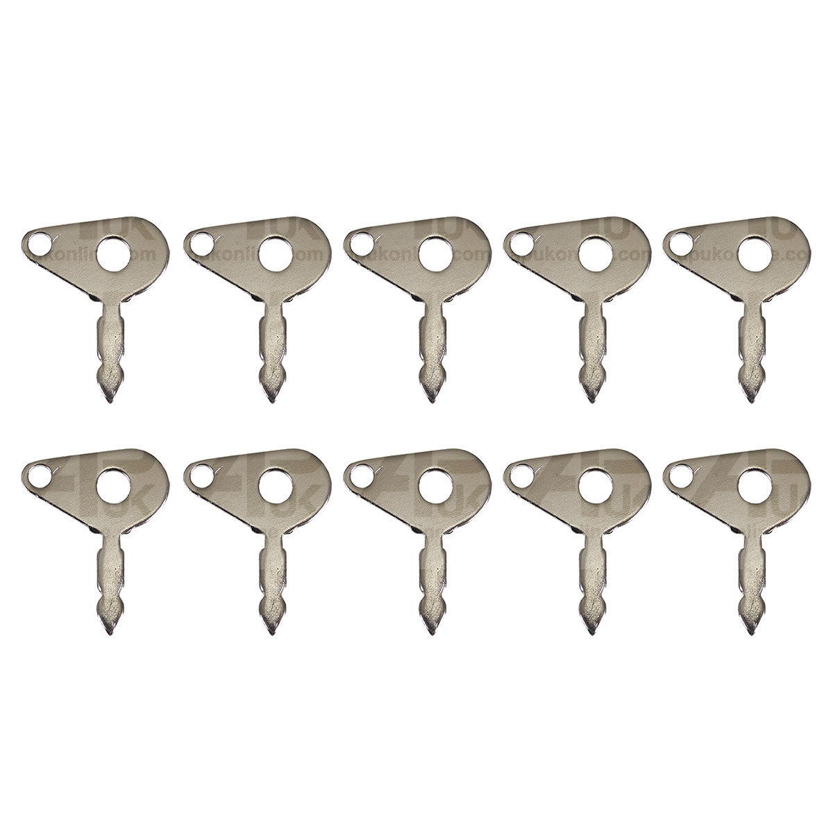 10x UNIVERSAL TRACTOR PLANT IGNITION SWITCH SPARE KEYS LUCAS STYLE for JCB 35670