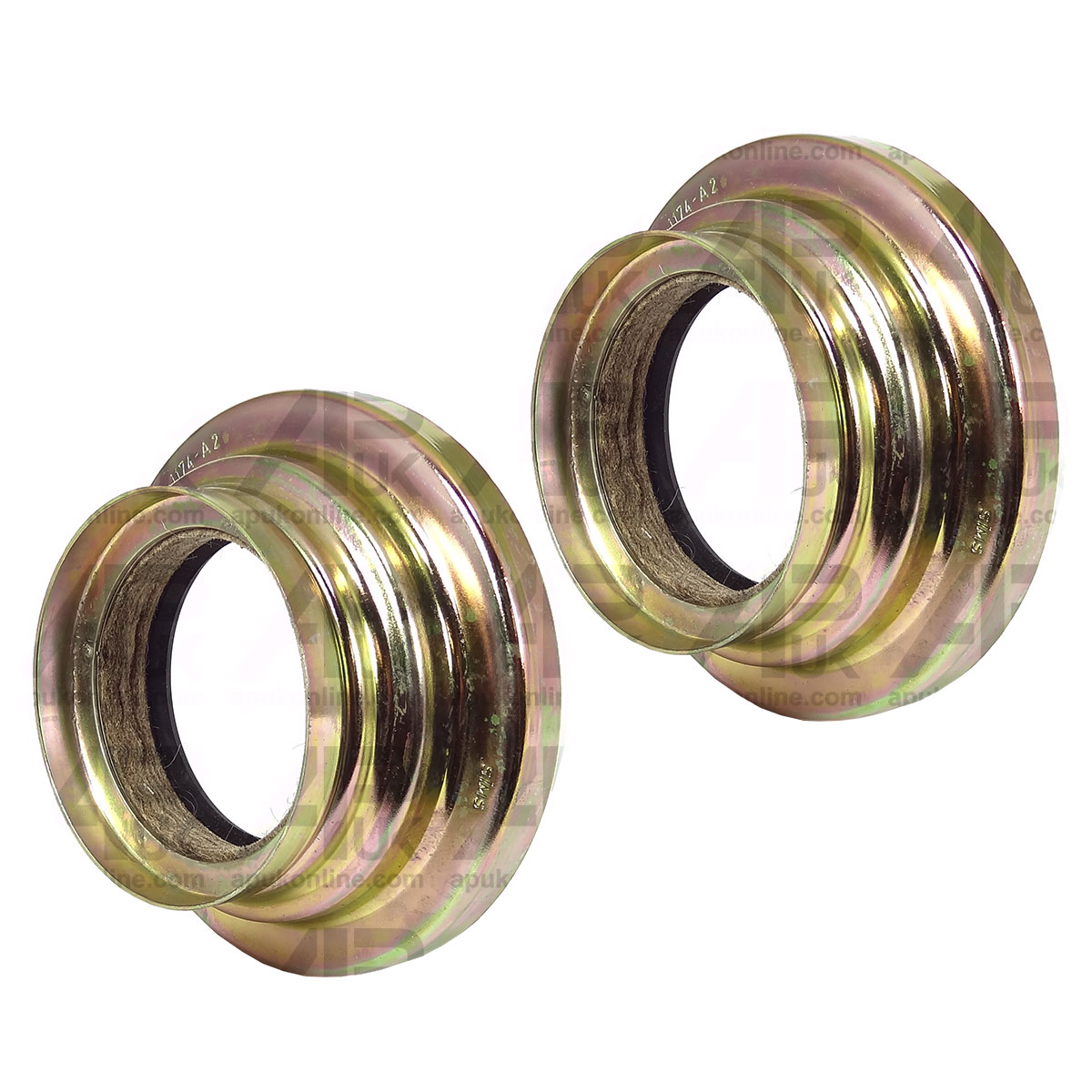 PAIR Rear Axle Half Shaft Seal &amp; Retainers for Fordson Major Super Power Tractor