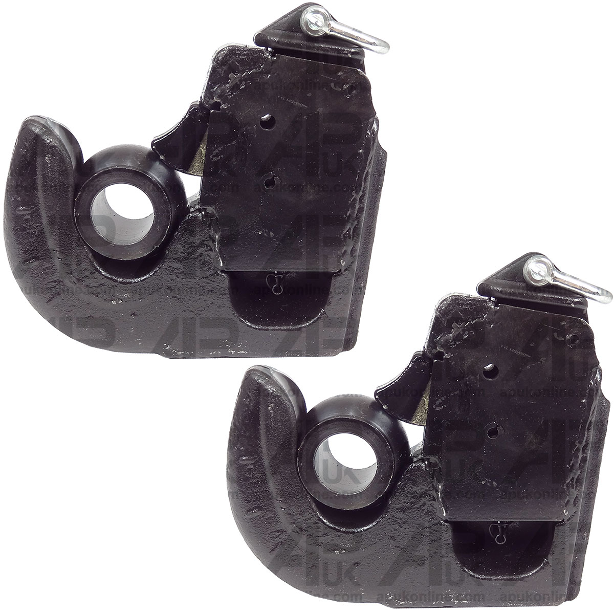 2x Cat 3 Link Quick Hitch ball Hook Weld on End for Case International Tractor