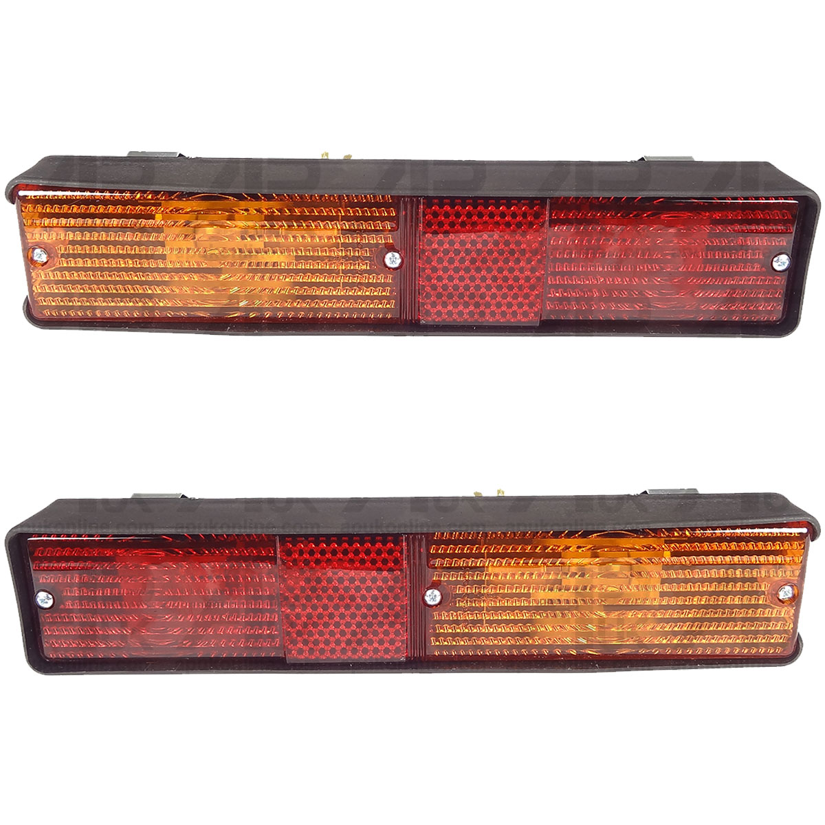 PAIR of Rear Brake Tail Lights Lamps for Massey Ferguson 390 393 396 397 Tractor