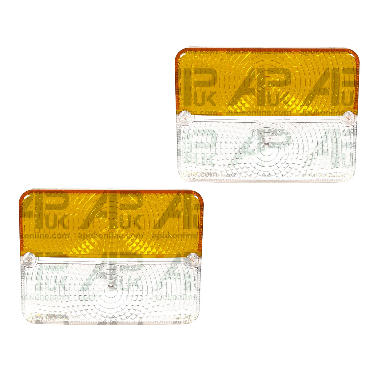 2x Side Marker Light Lamp Lens for Massey Ferguson 275 290 340 565 575 Tractor