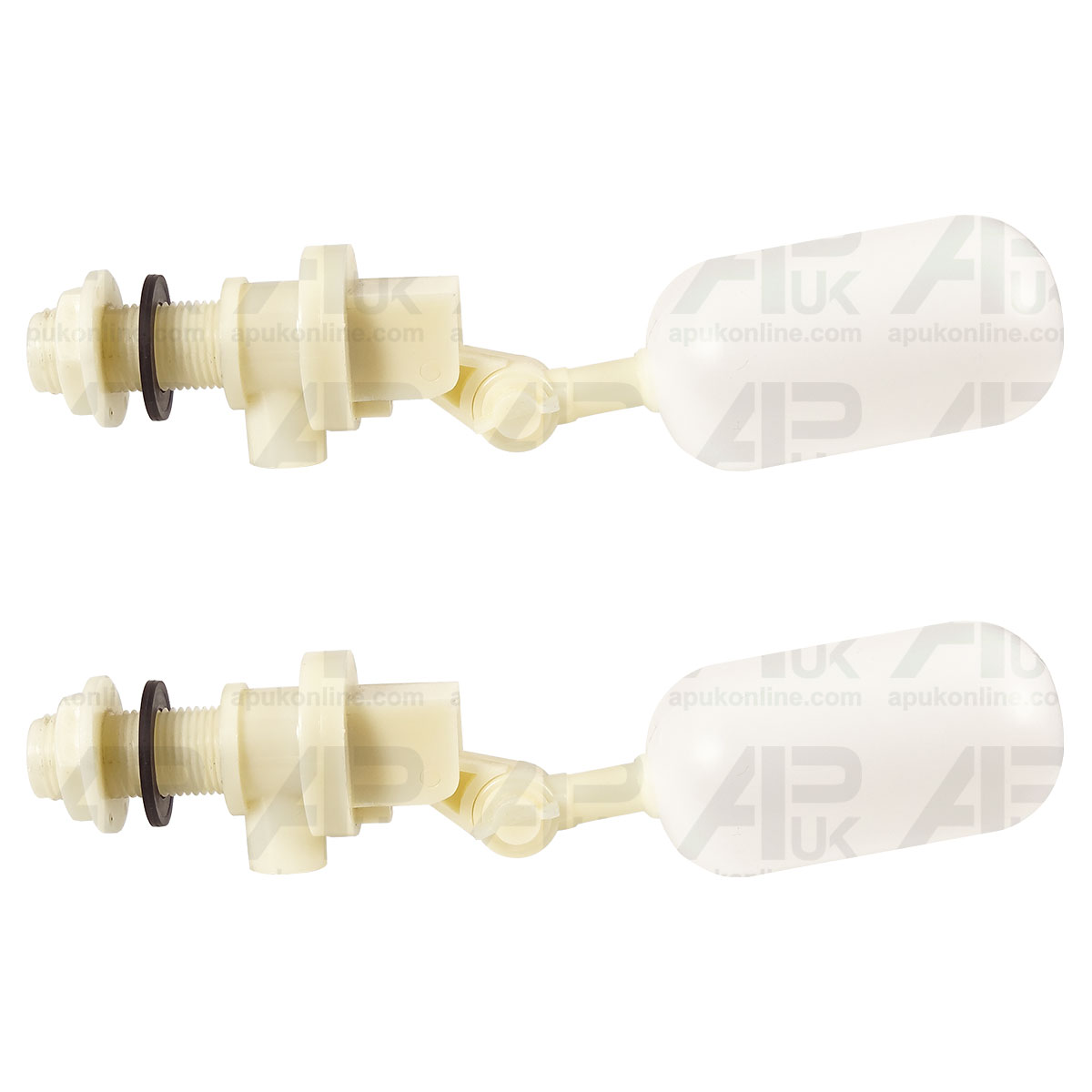 2x Auto Livestock Animal Water Drink Bowl Trough Tank Level Ball Valve Float