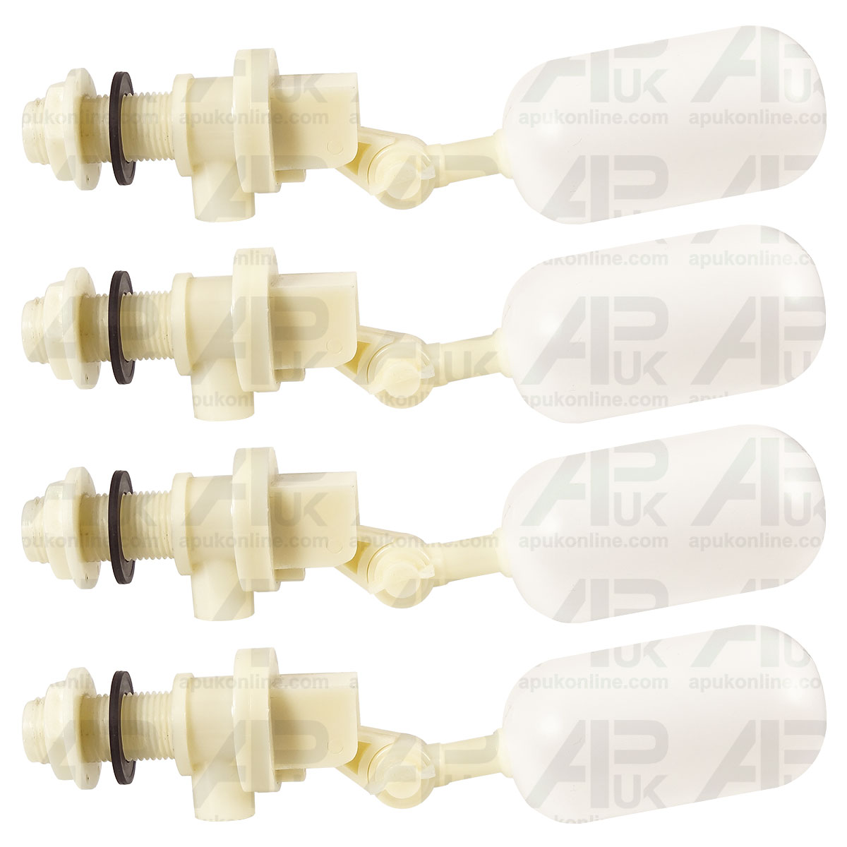 4x Auto Livestock Animal Water Drink Bowl Trough Tank Level Ball Valve Float