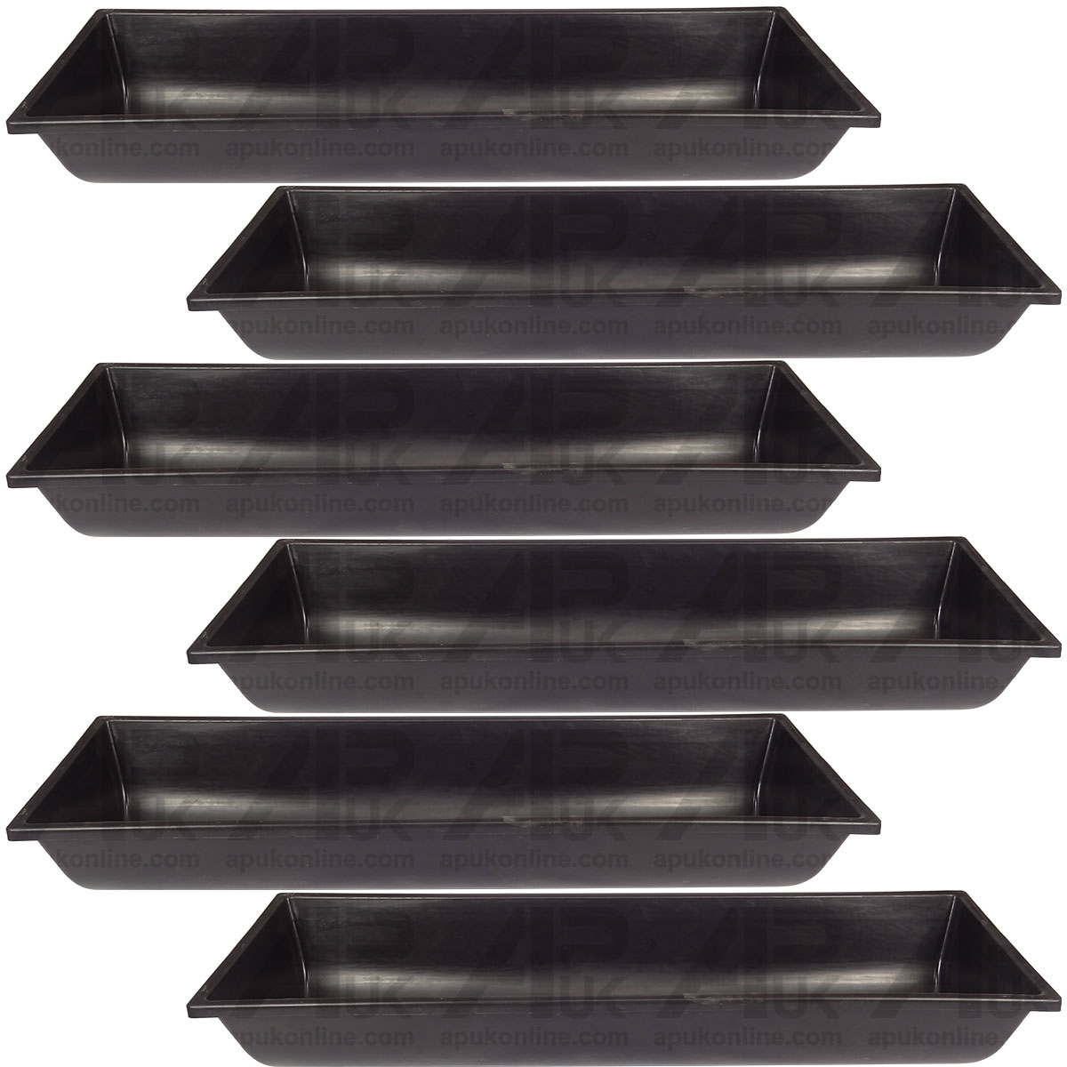 6 Garden Flower Herb Pot Planter 1m 100cm 3ft Trough Plastic Plant tub container