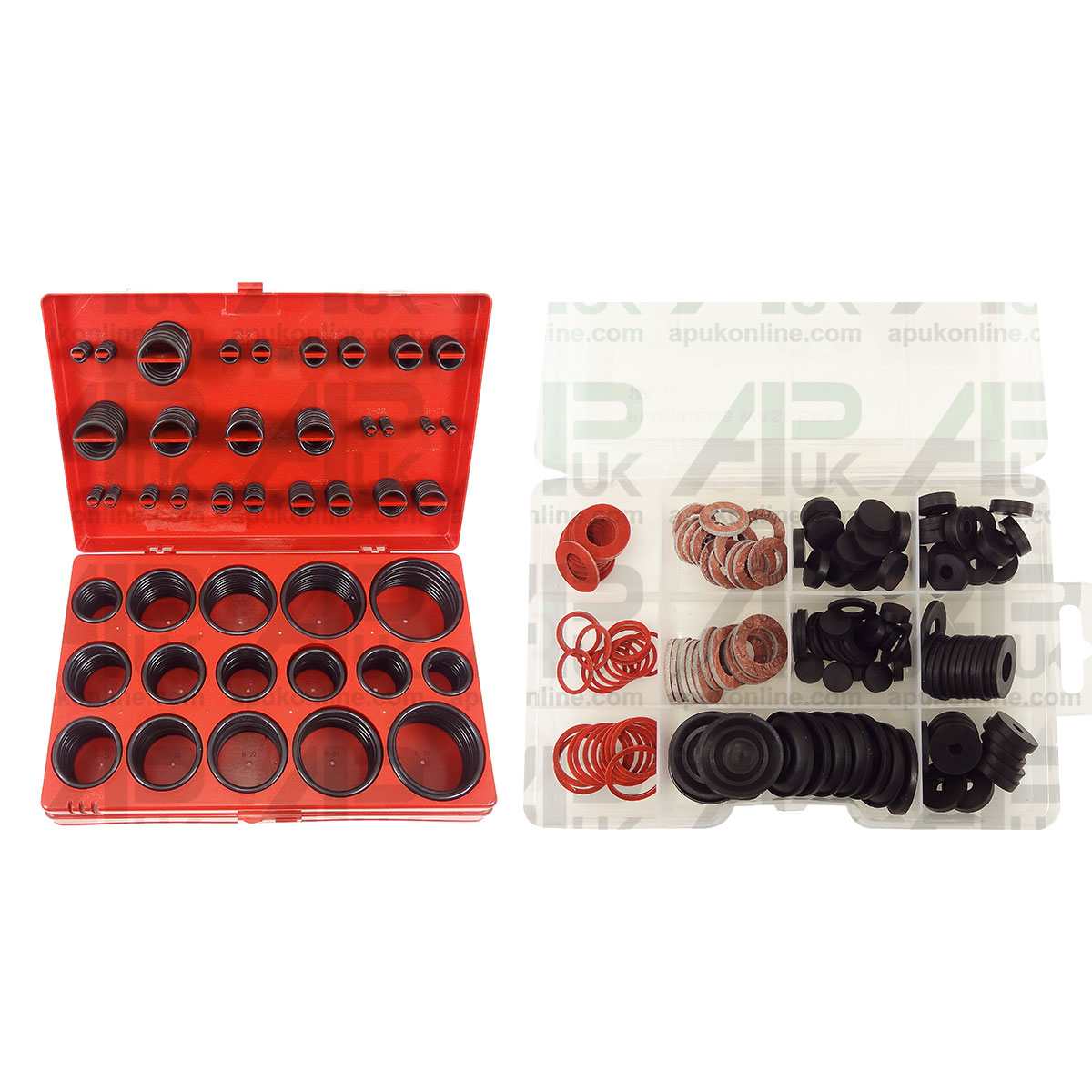 564pc Metric Rubber O Ring Seals &amp; Plumbers washers Kit Set Assortment Asstored