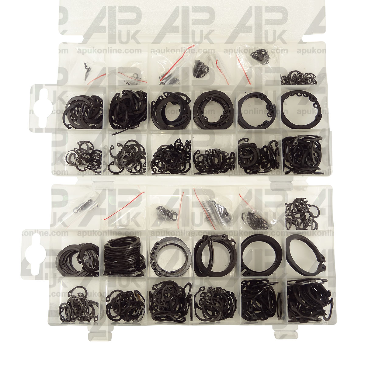 600 Assorted Metric Inner &amp; Outer Circlips Snap on Circle C Clips Retaining Ring