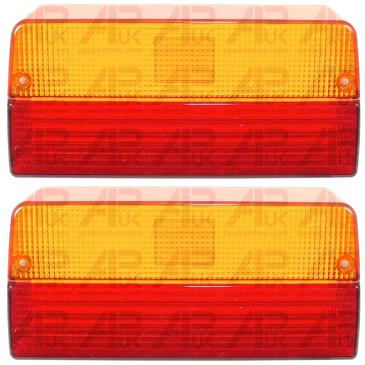 2x Rear Tail Brake Light Lamp Lens for John Deere 6800 6810 6900 6910 Tractor